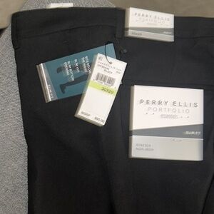 New PERRY ELLIS PORTFOLIO Performance Stretch Heathered Dress Pants​